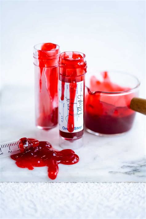 homemade no stain fake blood recipe